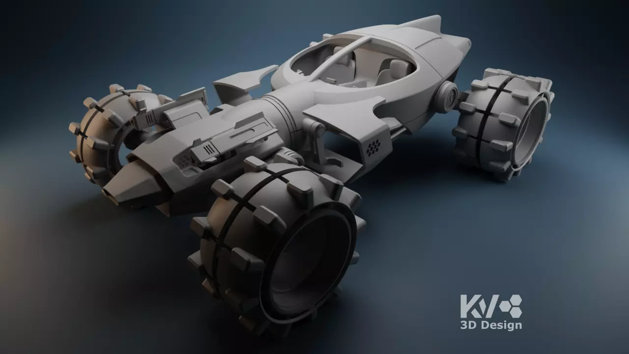KV-Tron Legacy LIGHT RUNNER 3D print model_6