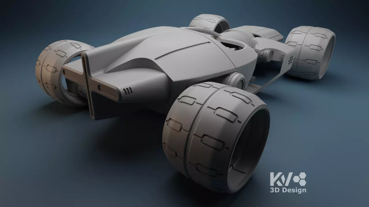 KV-Tron Legacy LIGHT RUNNER 3D print model_3