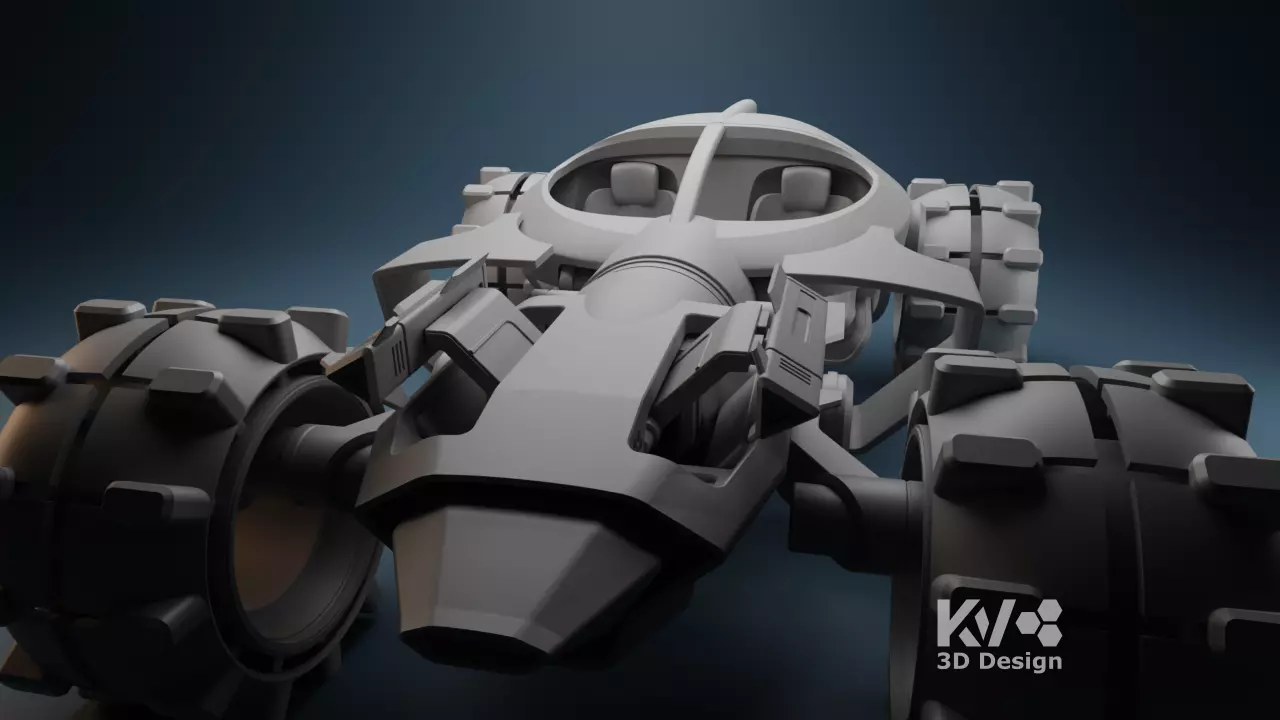 KV-Tron Legacy LIGHT RUNNER 3D print model_8