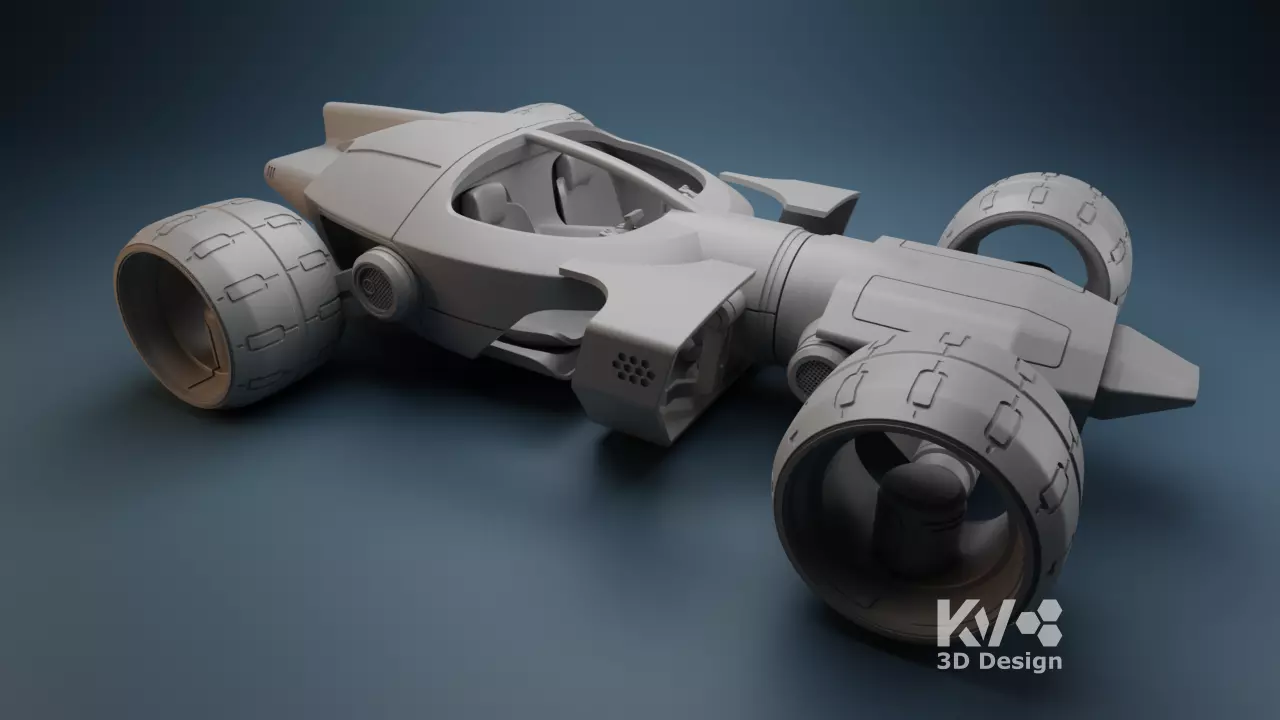 KV-Tron Legacy LIGHT RUNNER 3D print model_1