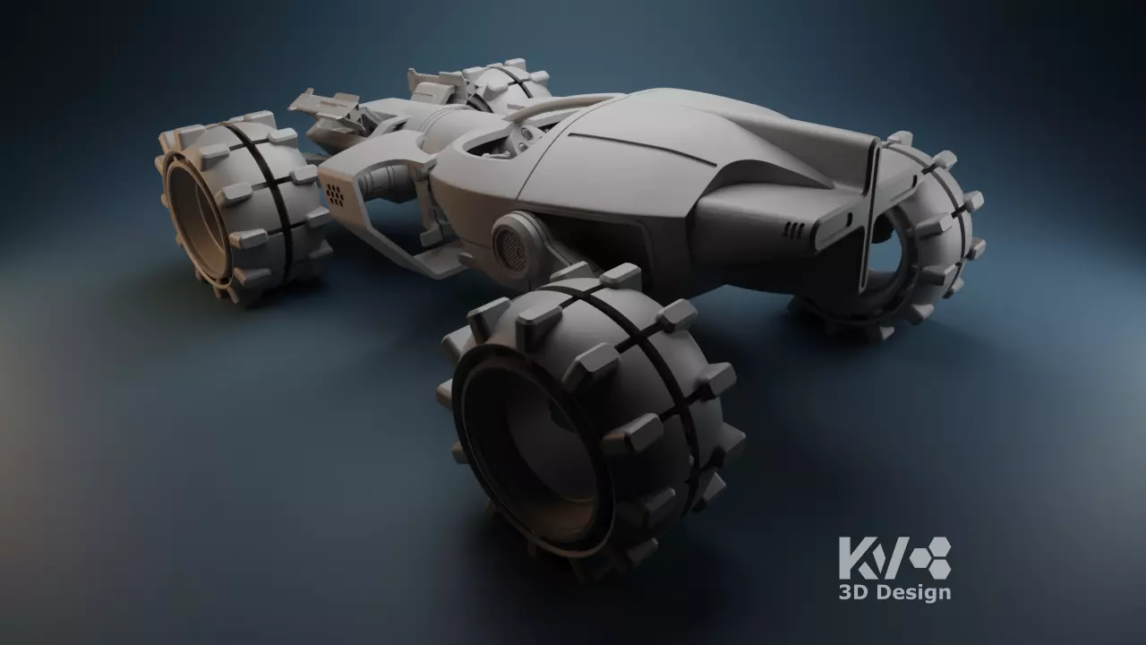 KV-Tron Legacy LIGHT RUNNER 3D print model_7