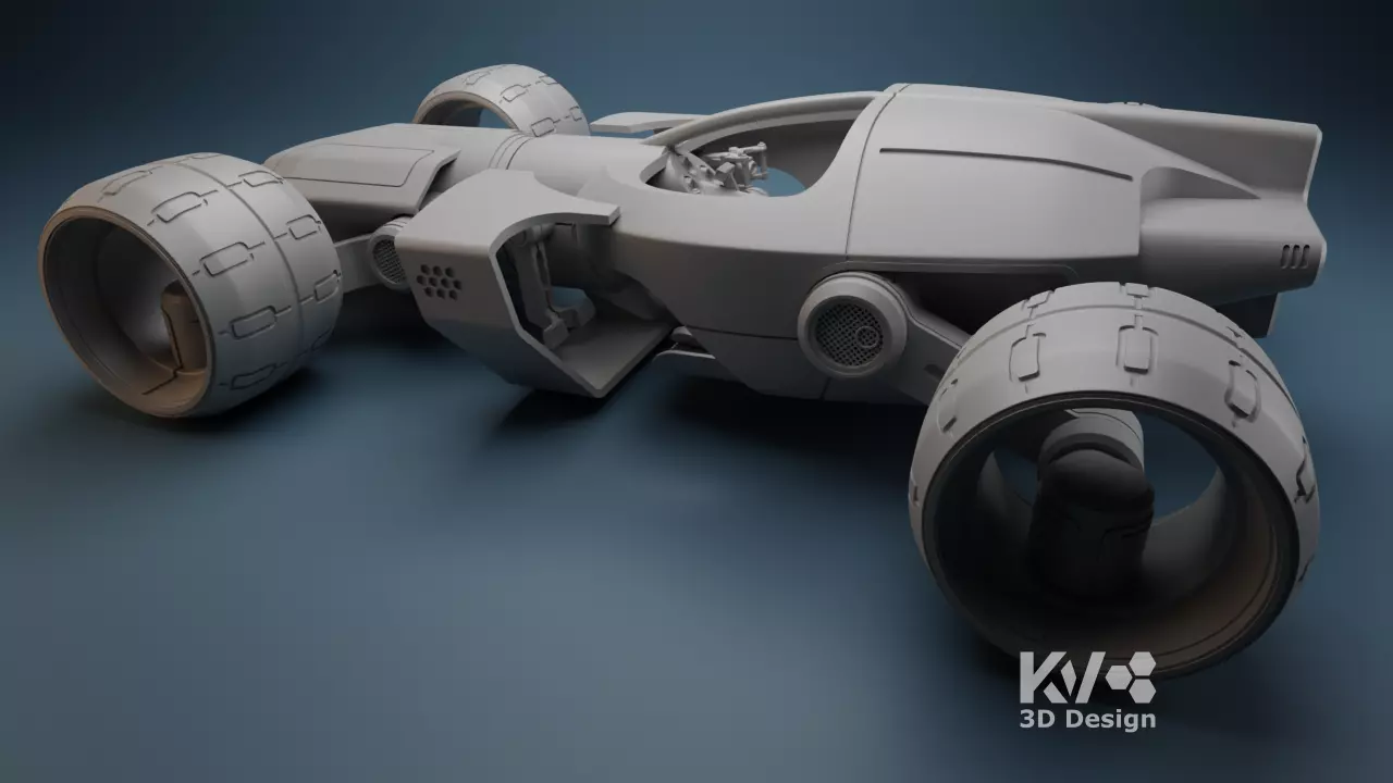 KV-Tron Legacy LIGHT RUNNER 3D print model_4