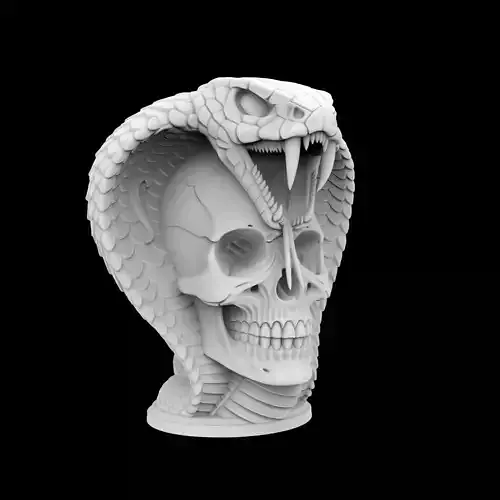 Extended Cobra Skull Fusion 3D Print Model