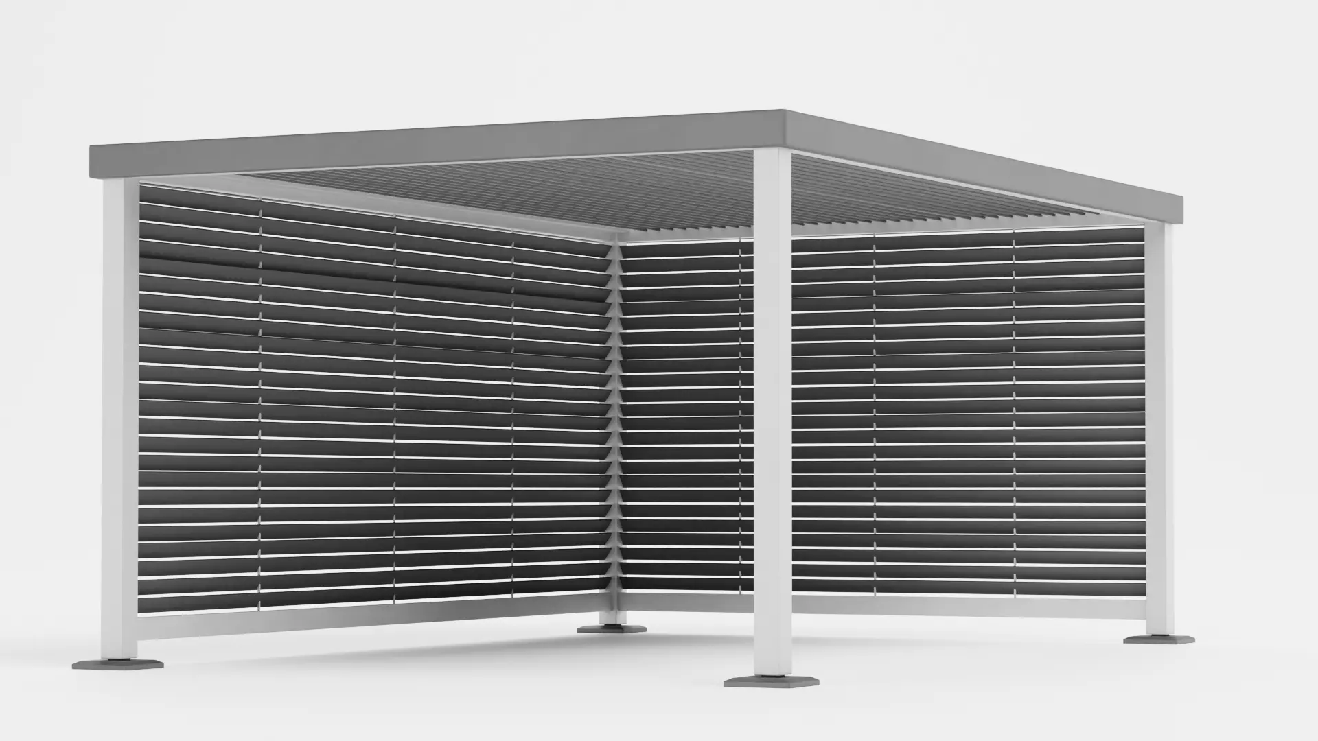 -Gazebo V10- Low-poly 3D model_5