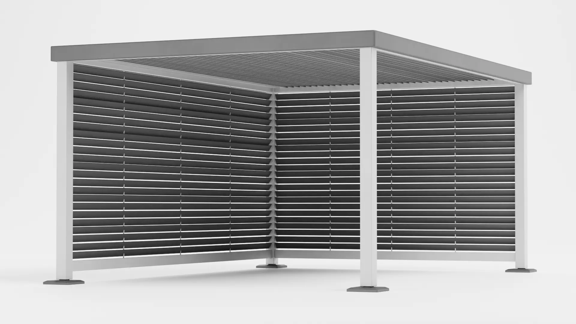 -Gazebo V10- Low-poly 3D model_2