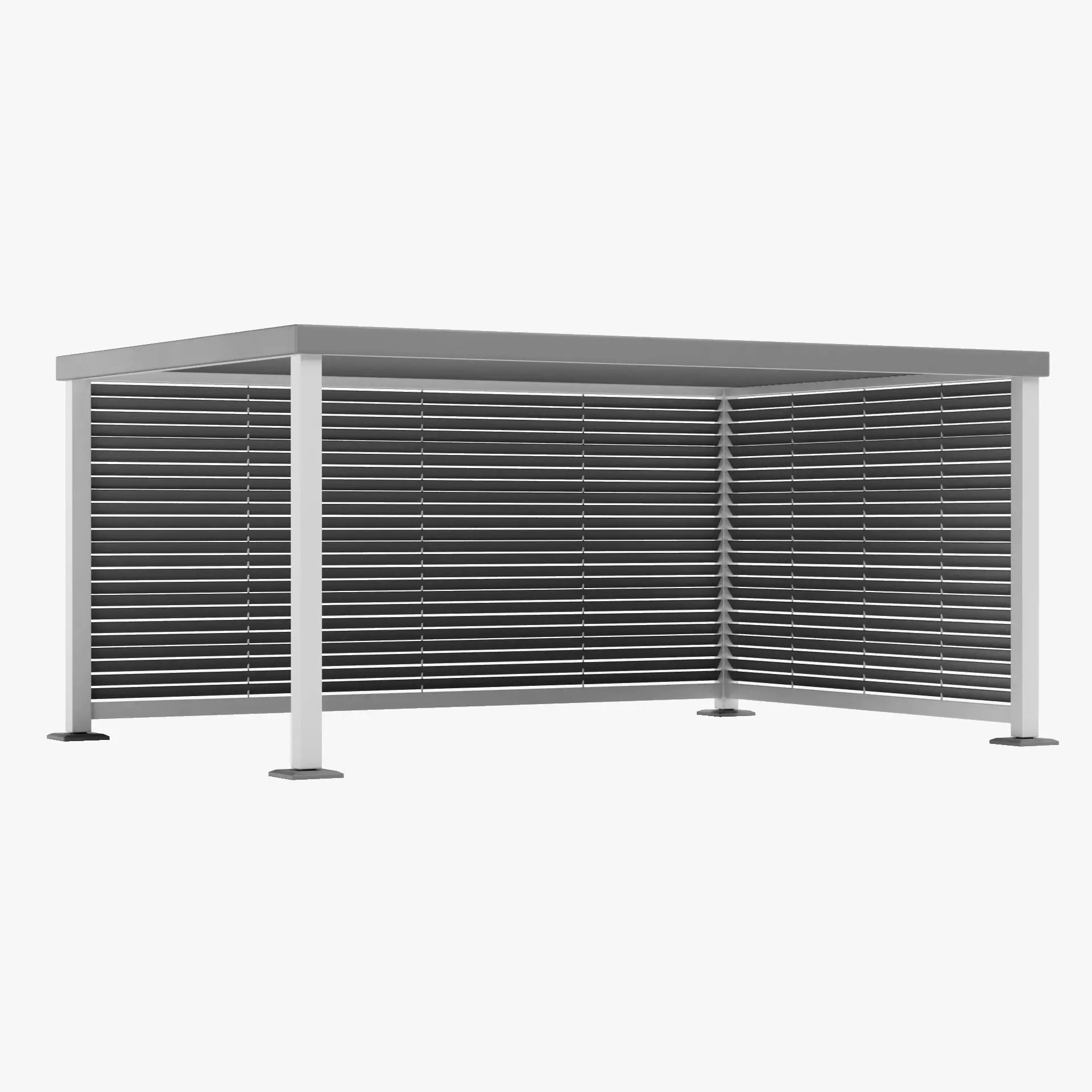 -Gazebo V10- Low-poly 3D model_11