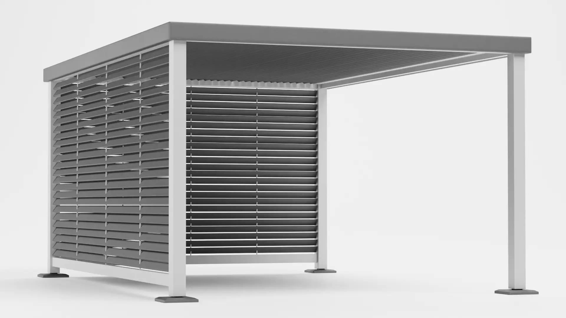 -Gazebo V10- Low-poly 3D model_3