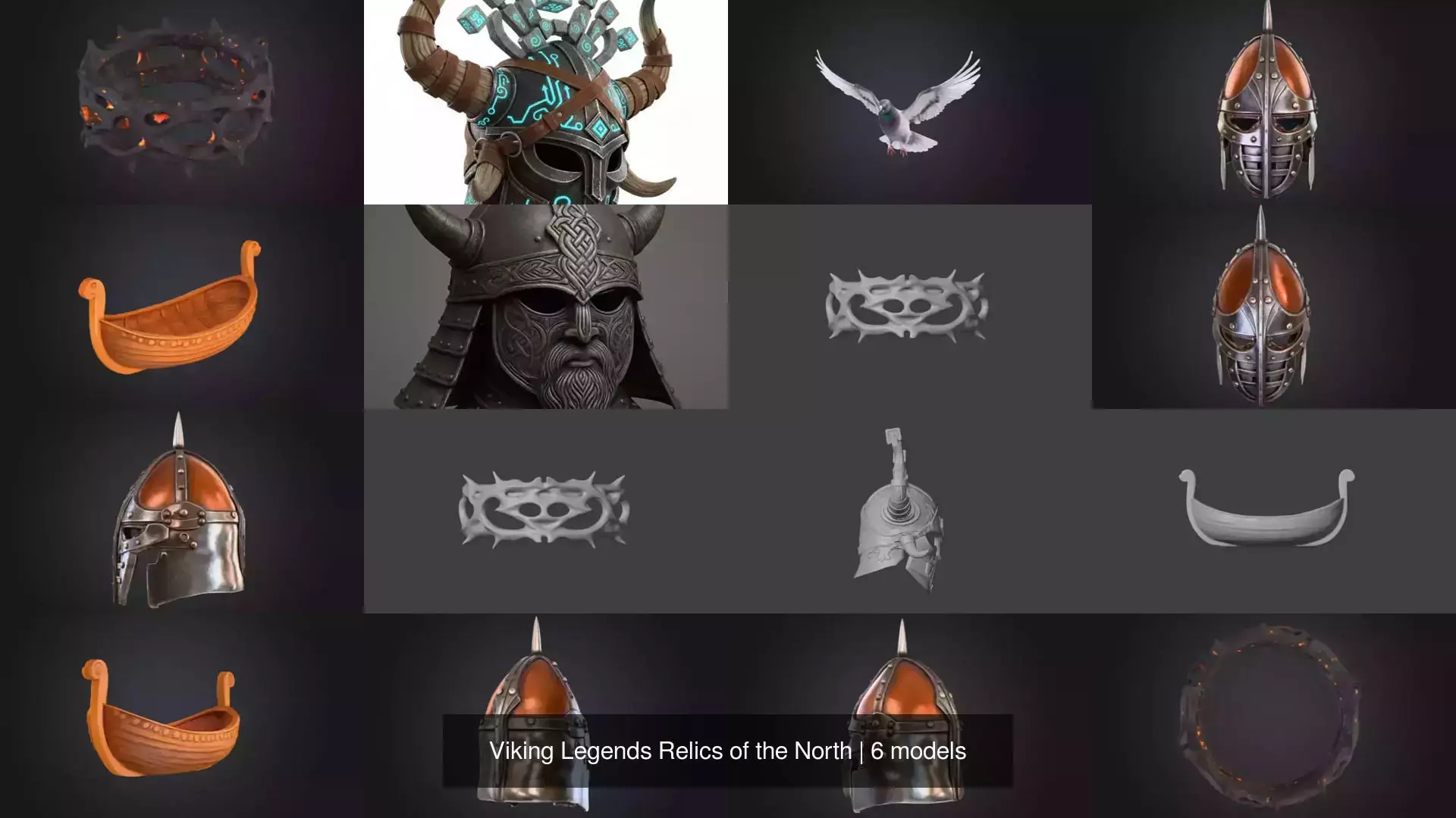 Viking Legends Relics of the North 3D Model Collection_1