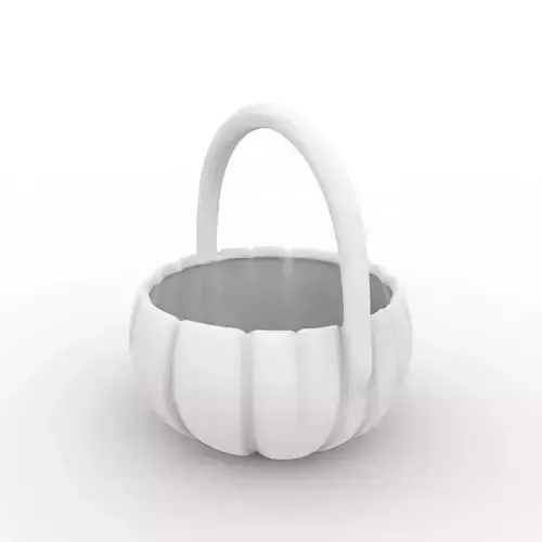 Pumpkin Basket 3D Print Model
