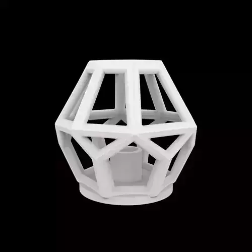 Tree Branch Lamp Holder 3D Print Model