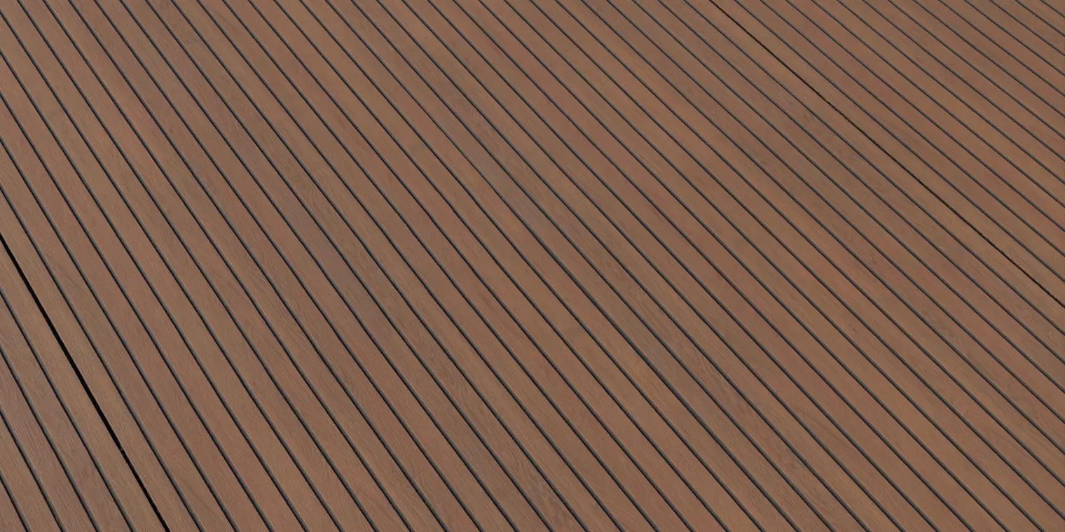 Modern Slatted Wood Deck  Texture_1