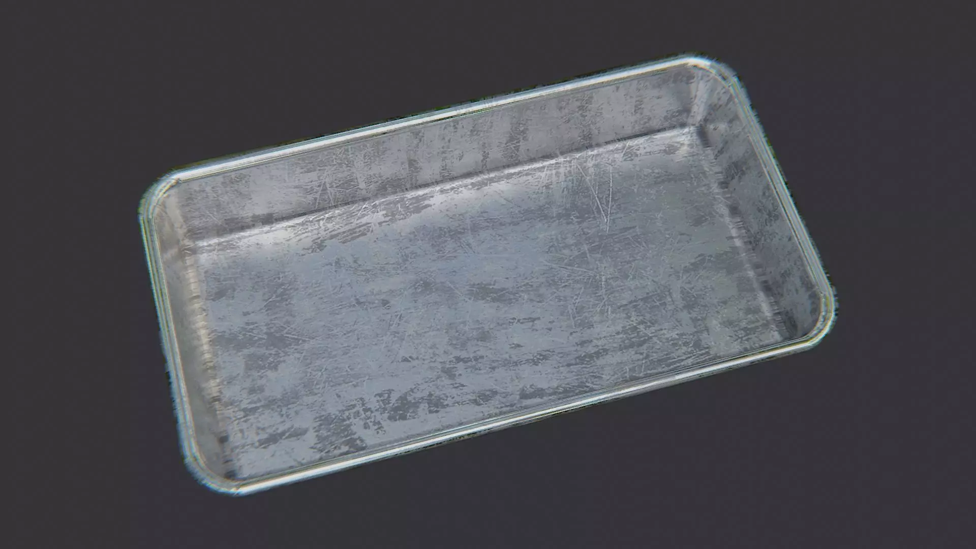 Medical Tools Tray for Clinic Use Low-poly 3D model_4