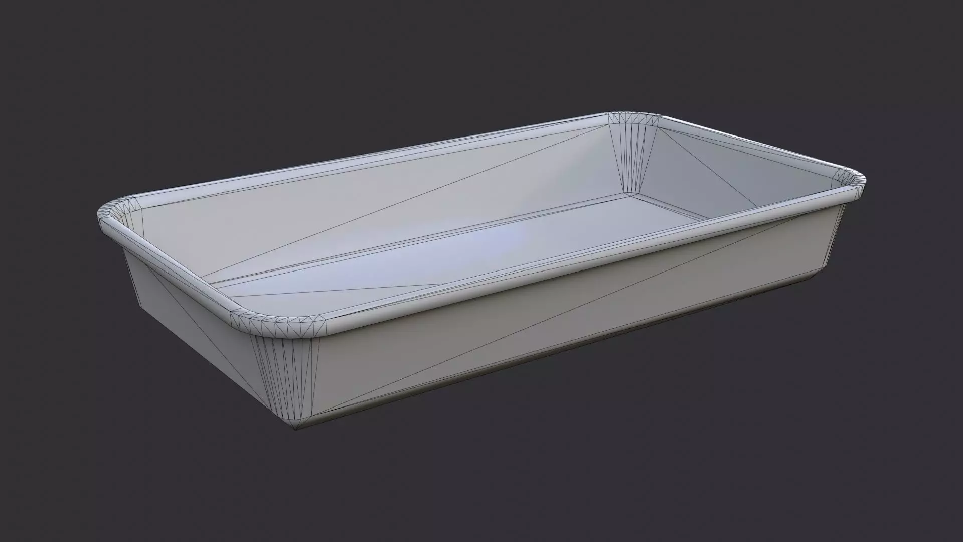 Medical Tools Tray for Clinic Use Low-poly 3D model_7