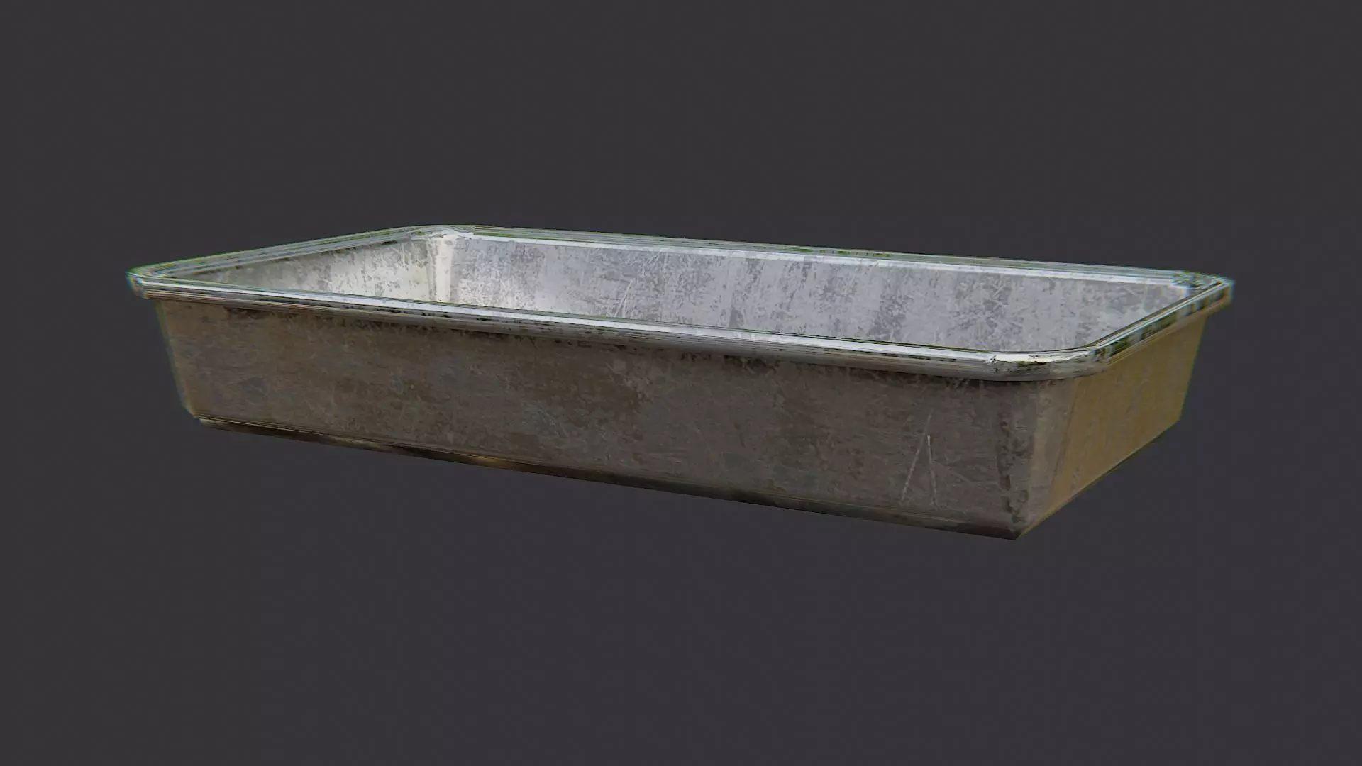 Medical Tools Tray for Clinic Use Low-poly 3D model_2