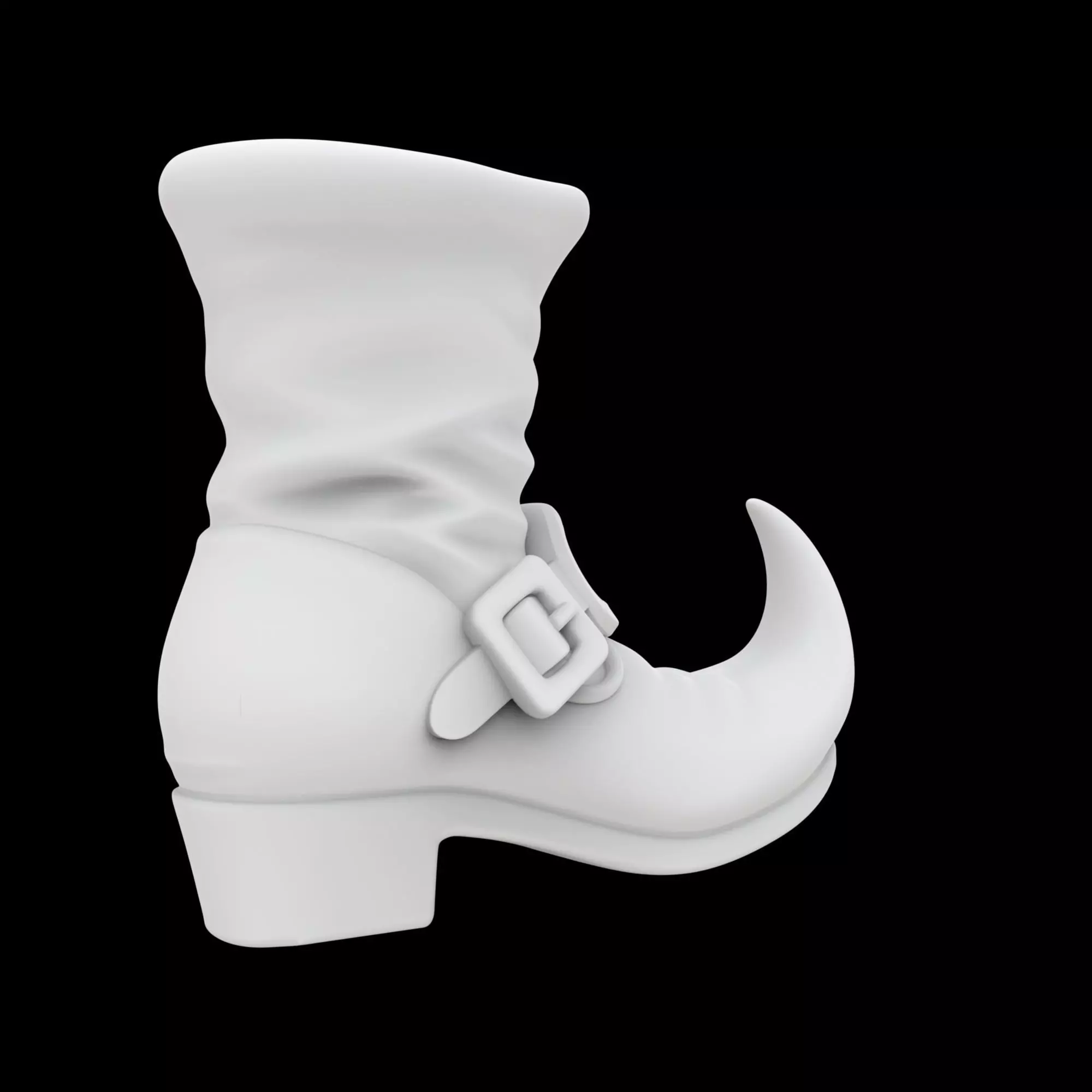 Witch Boot Decoration 3D Print Model 3D print model_5