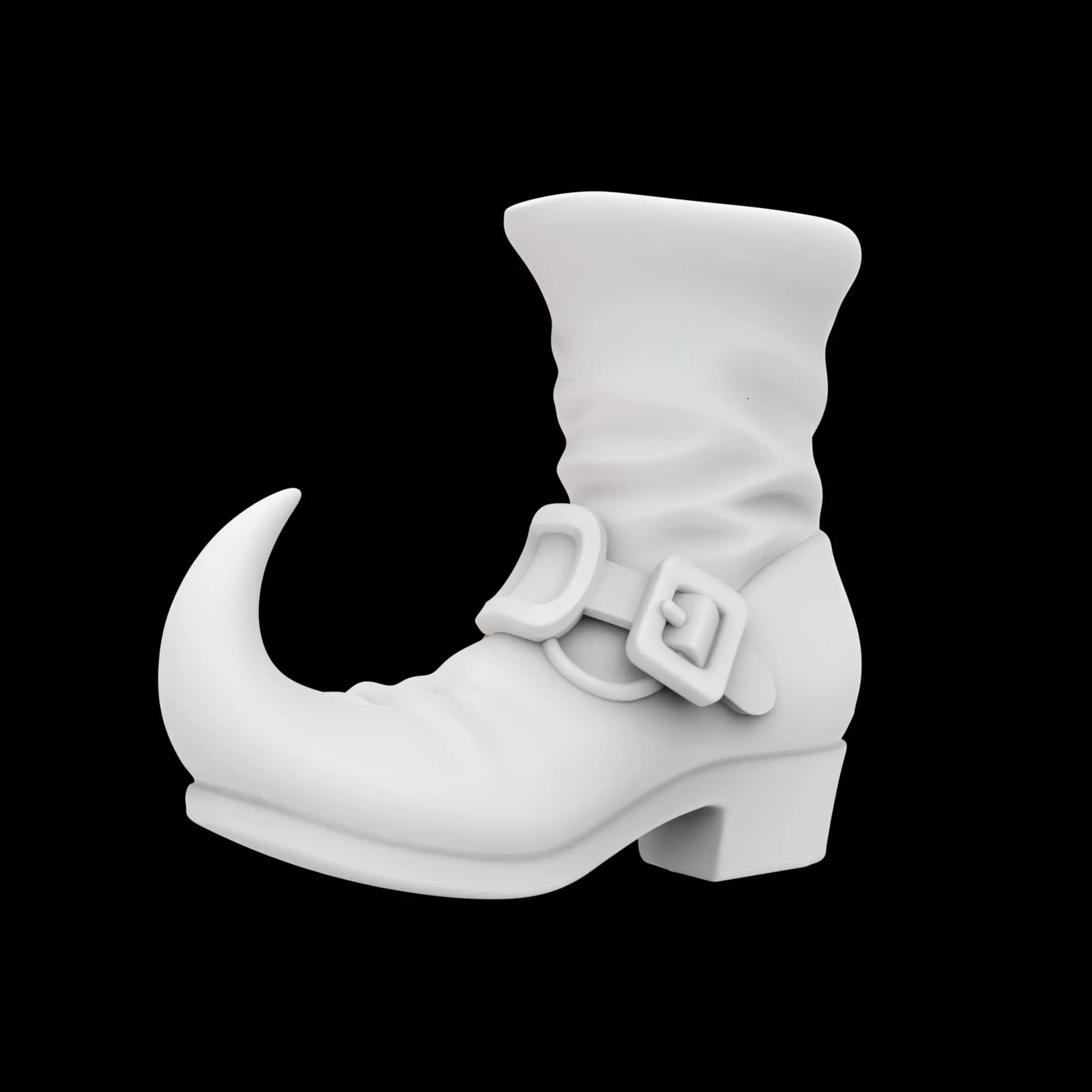 Witch Boot Decoration 3D Print Model 3D print model_2