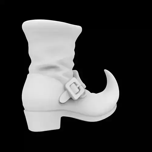 Witch Boot Decoration 3D Print Model
