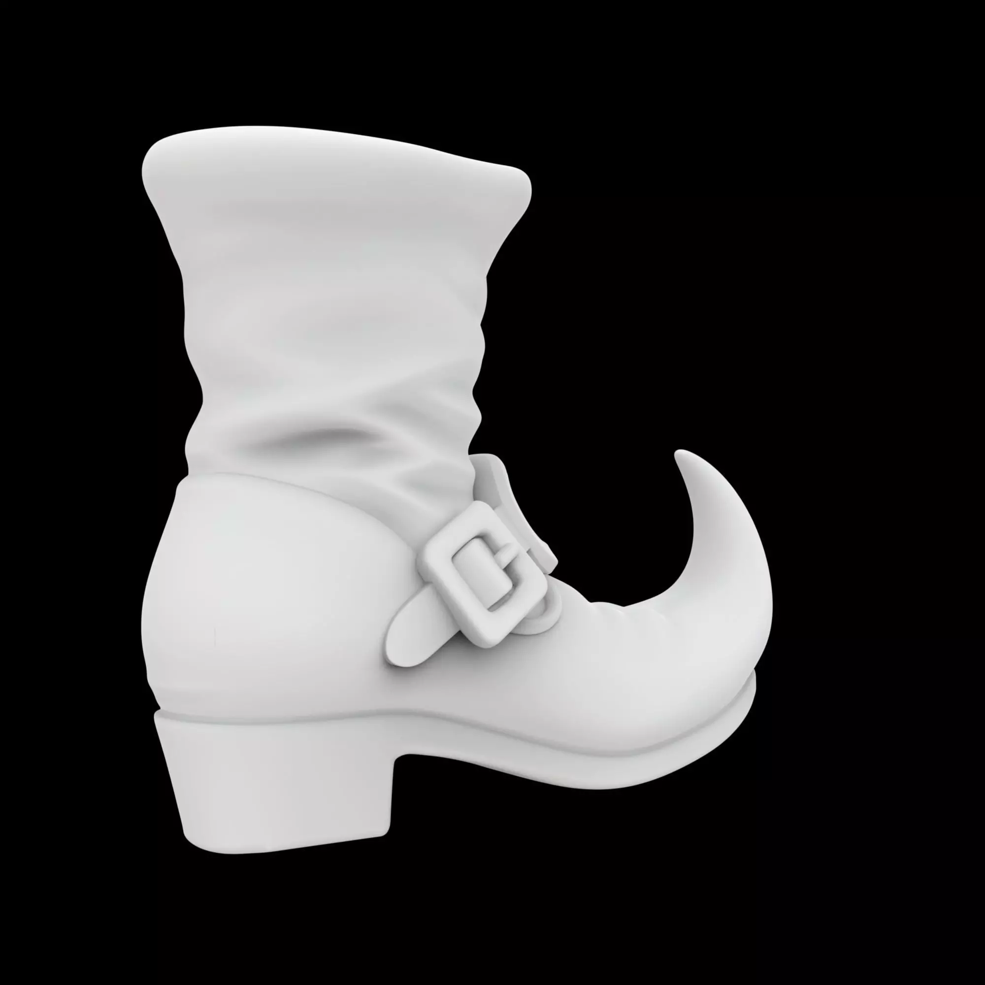 Witch Boot Decoration 3D Print Model 3D print model_0