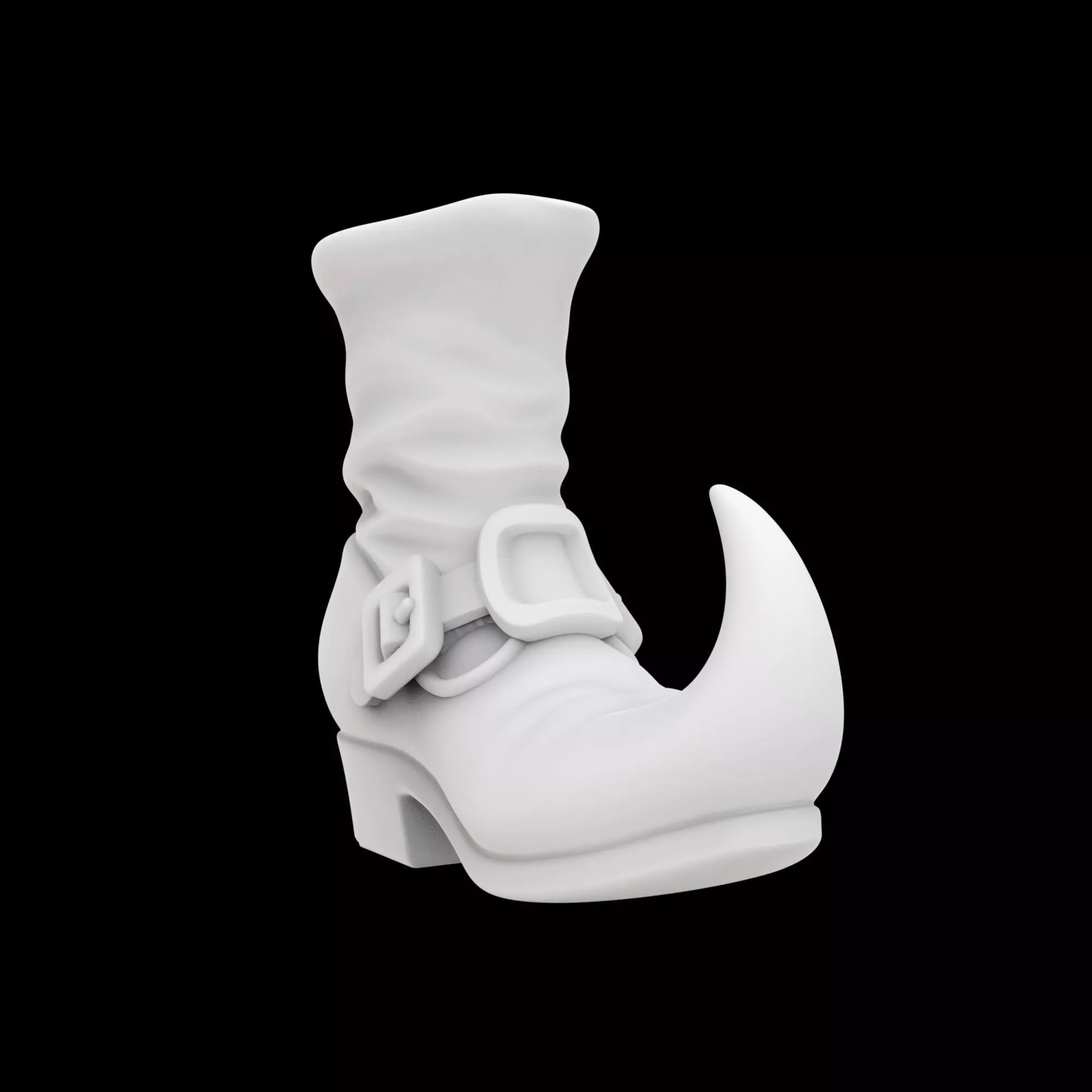 Witch Boot Decoration 3D Print Model 3D print model_1