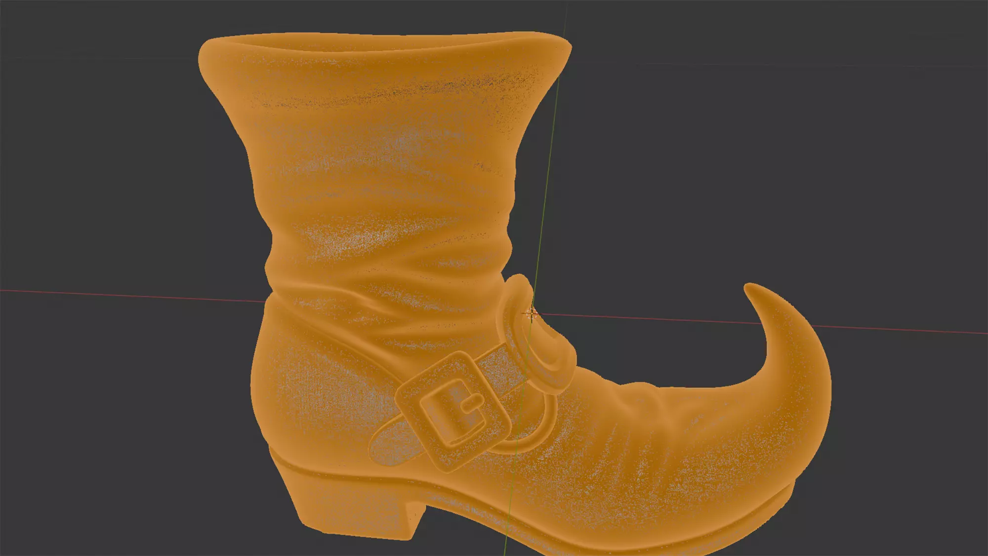 Witch Boot Decoration 3D Print Model 3D print model_4