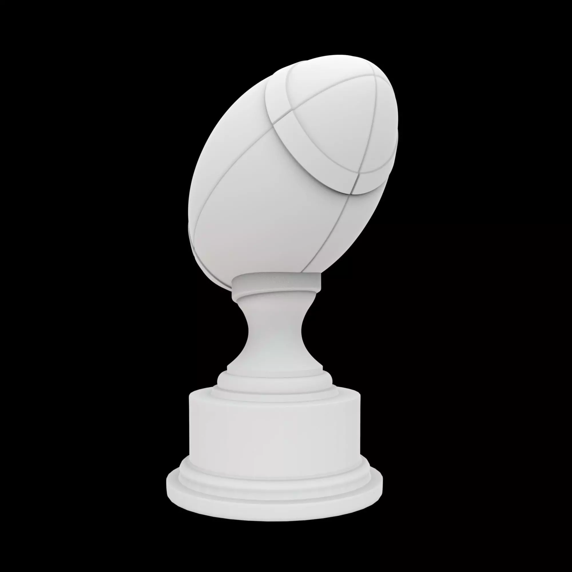 American Football Trophy 3D Print Model 3D print model_3