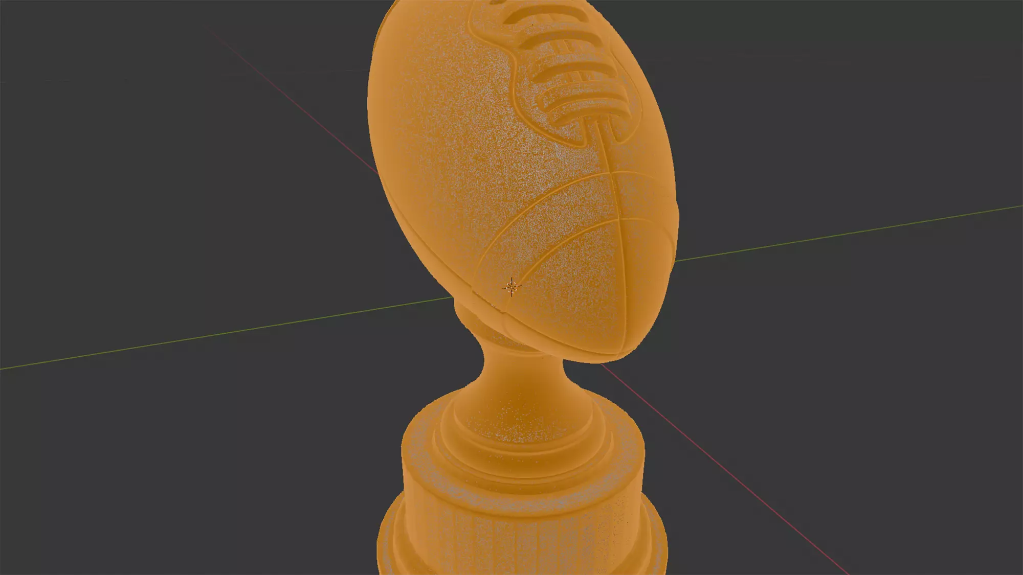 American Football Trophy 3D Print Model 3D print model_5