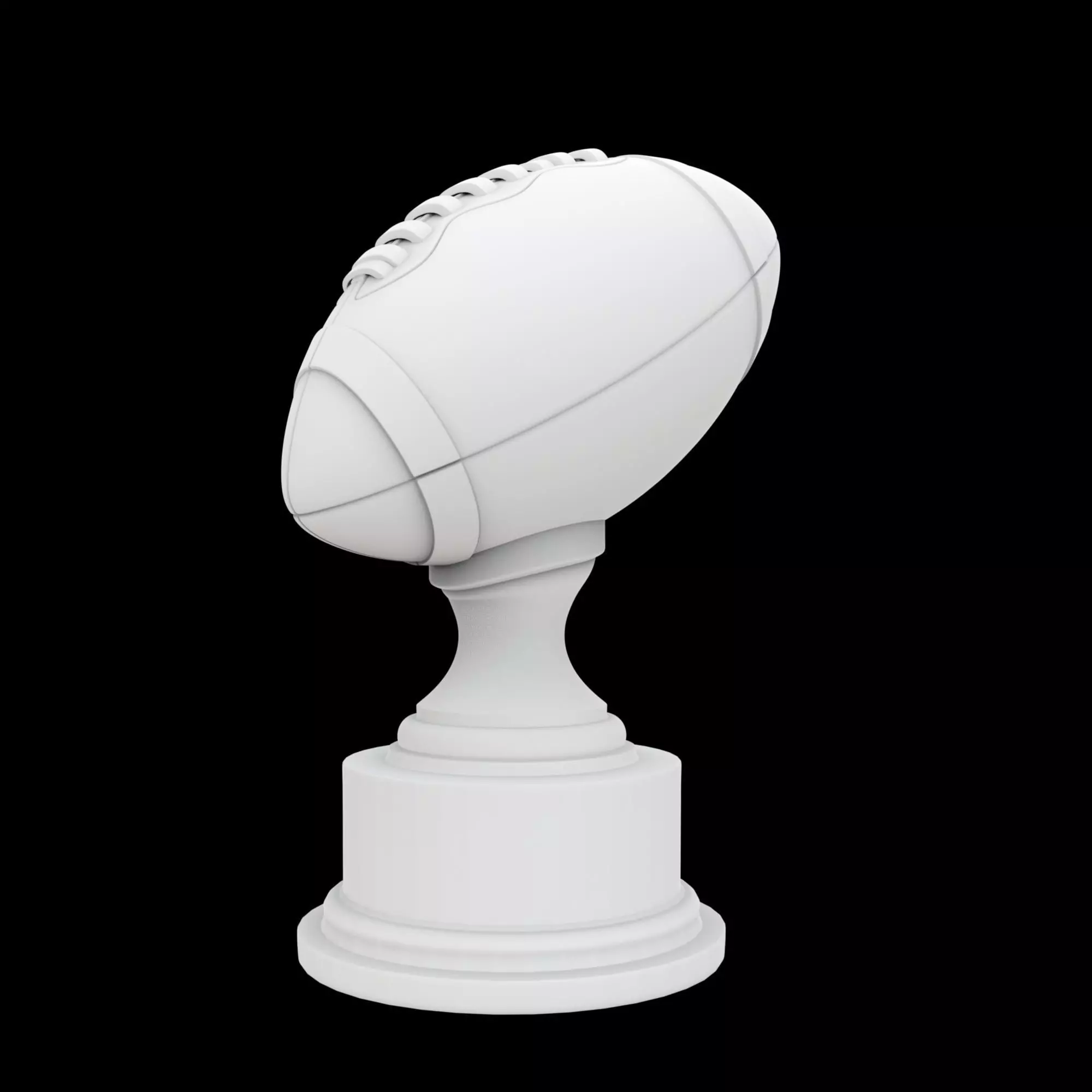 American Football Trophy 3D Print Model 3D print model_2