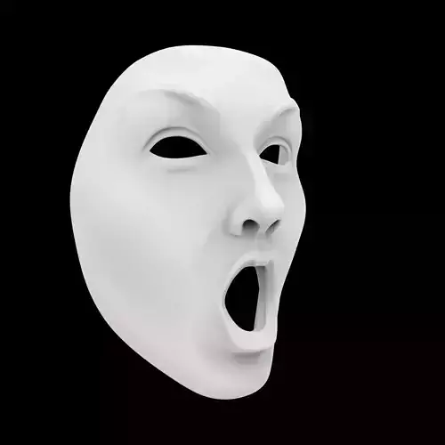 Angry Eye Mask 3D Print Model