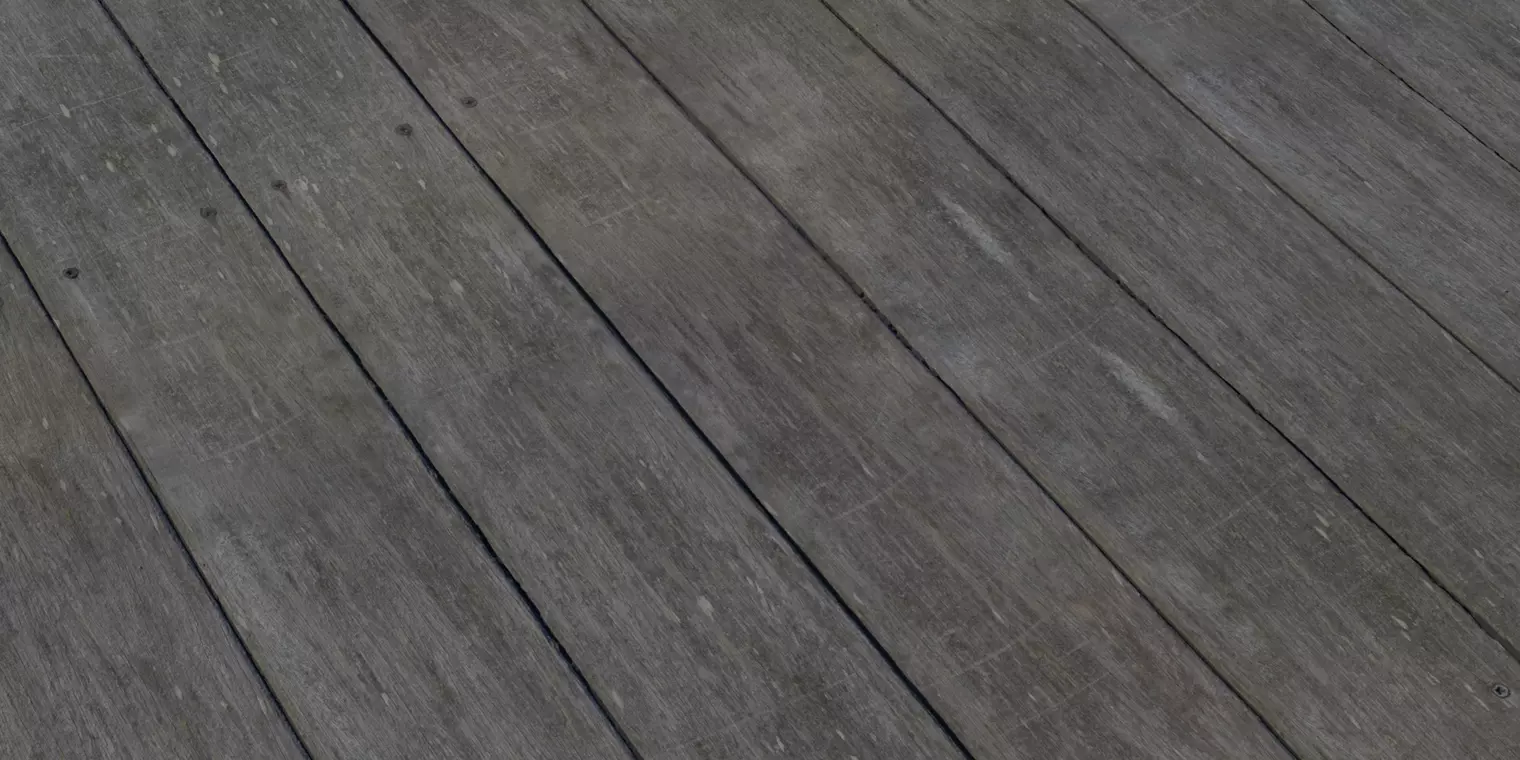 Sun Weathered Grey Deck Planks Texture_1
