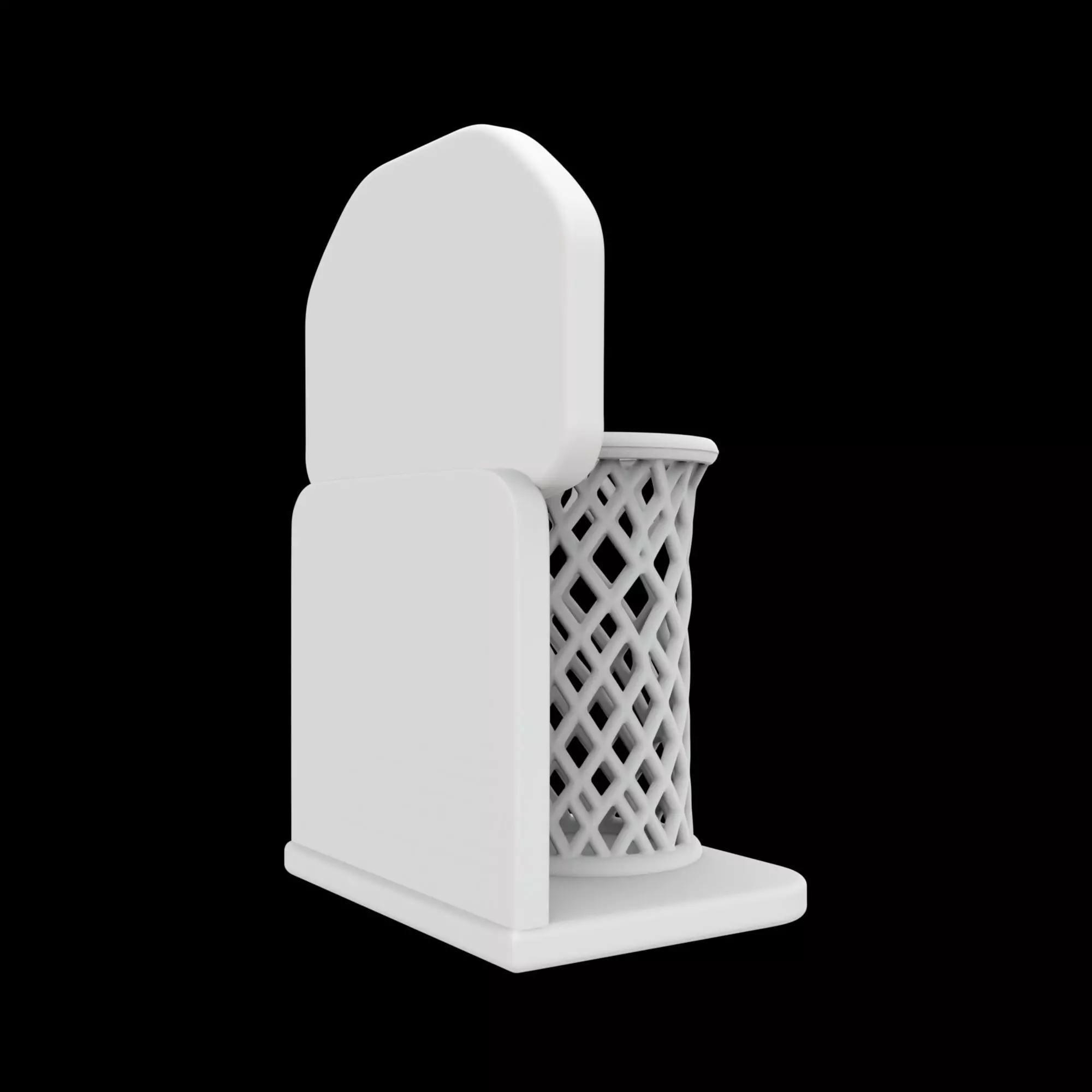 Basketball Hoop Desk Organizer 3D Print Model 3D print model_4