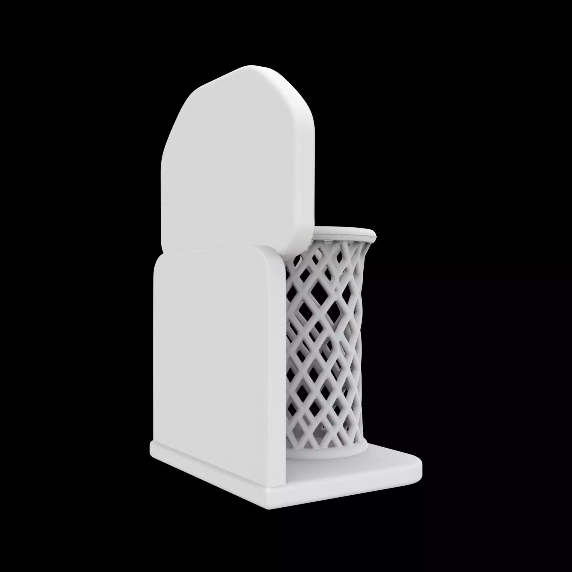 Basketball Hoop Desk Organizer 3D Print Model 3D print model_0
