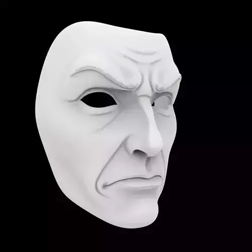 Expressionless Mask 3D Print Model
