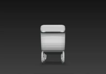 3D Christmas Sleigh Model Festive Holiday Scene 3D print model_11