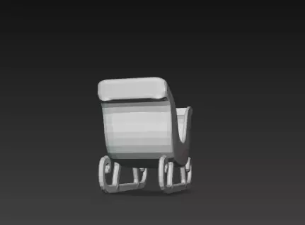 3D Christmas Sleigh Model Festive Holiday Scene 3D print model_10