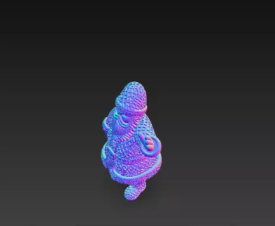 3D Santa Claus Model Merry Christmas Scene 3D print model_8