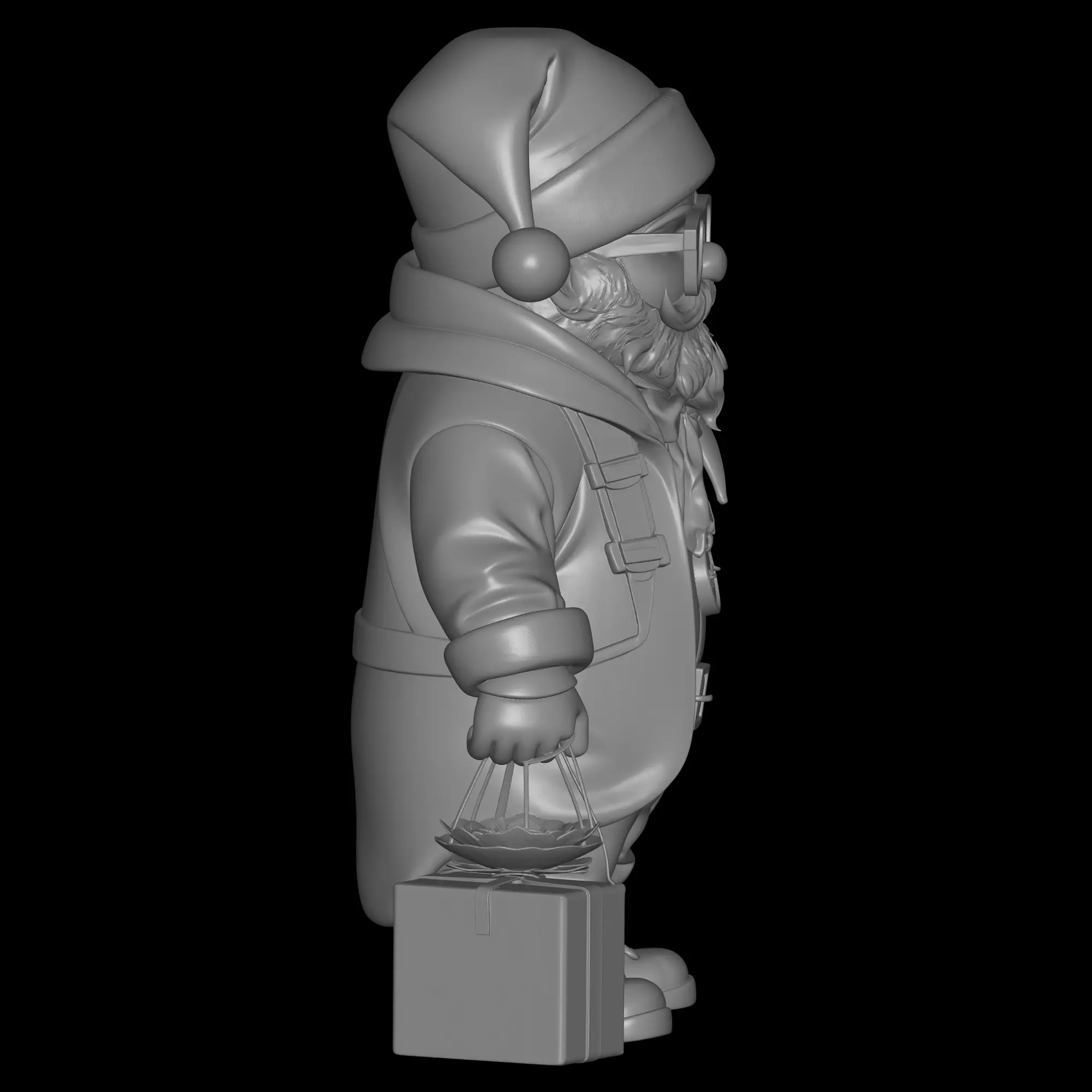 Christmas Santa Claus model 3D print model_3