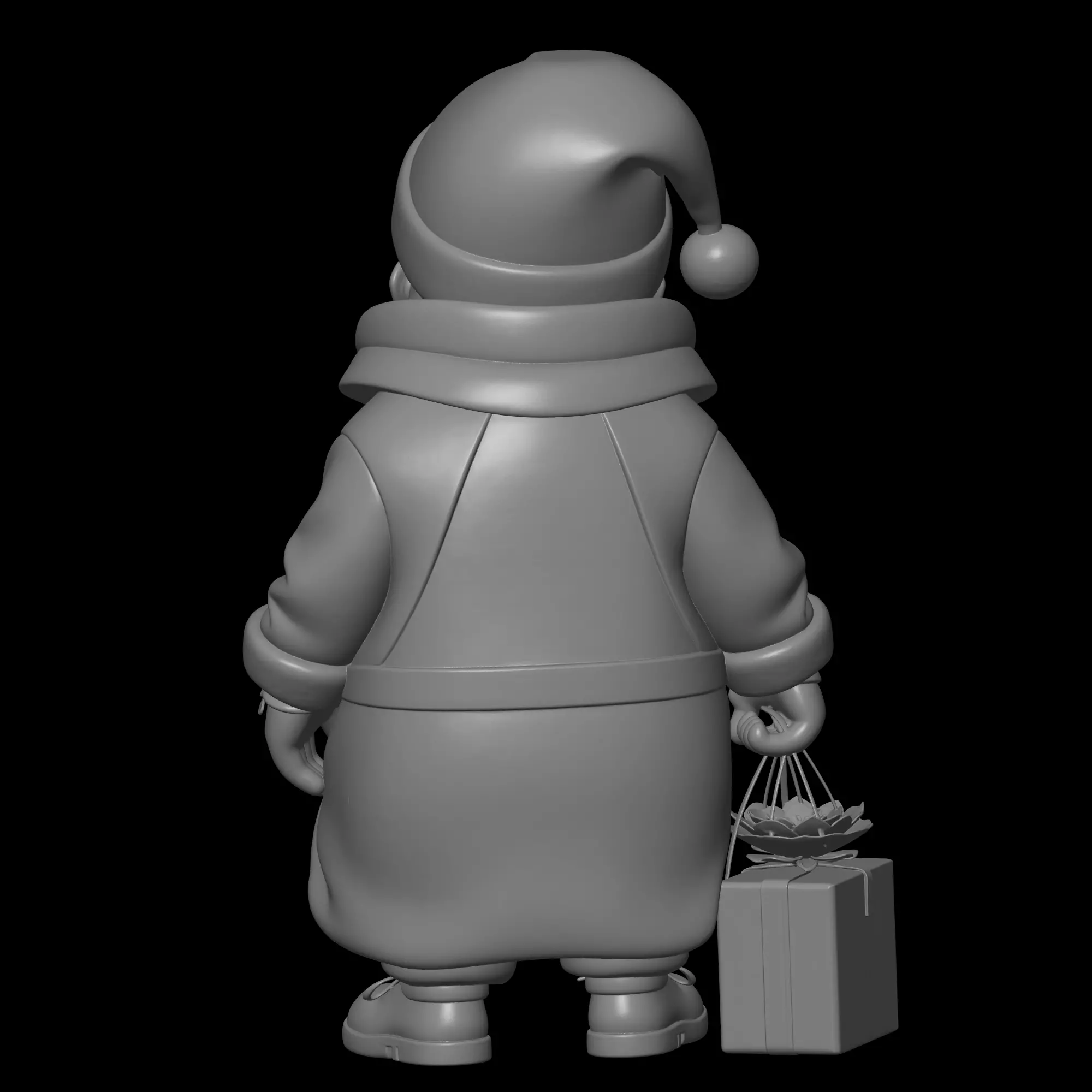 Christmas Santa Claus model 3D print model_2