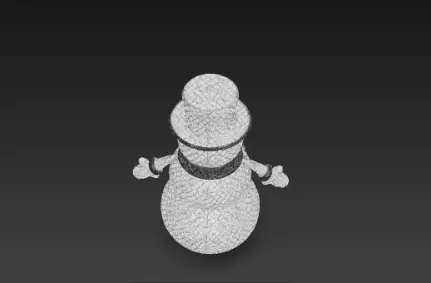 3D Christmas Snowman Model Winter Holiday Scene 3D print model_10