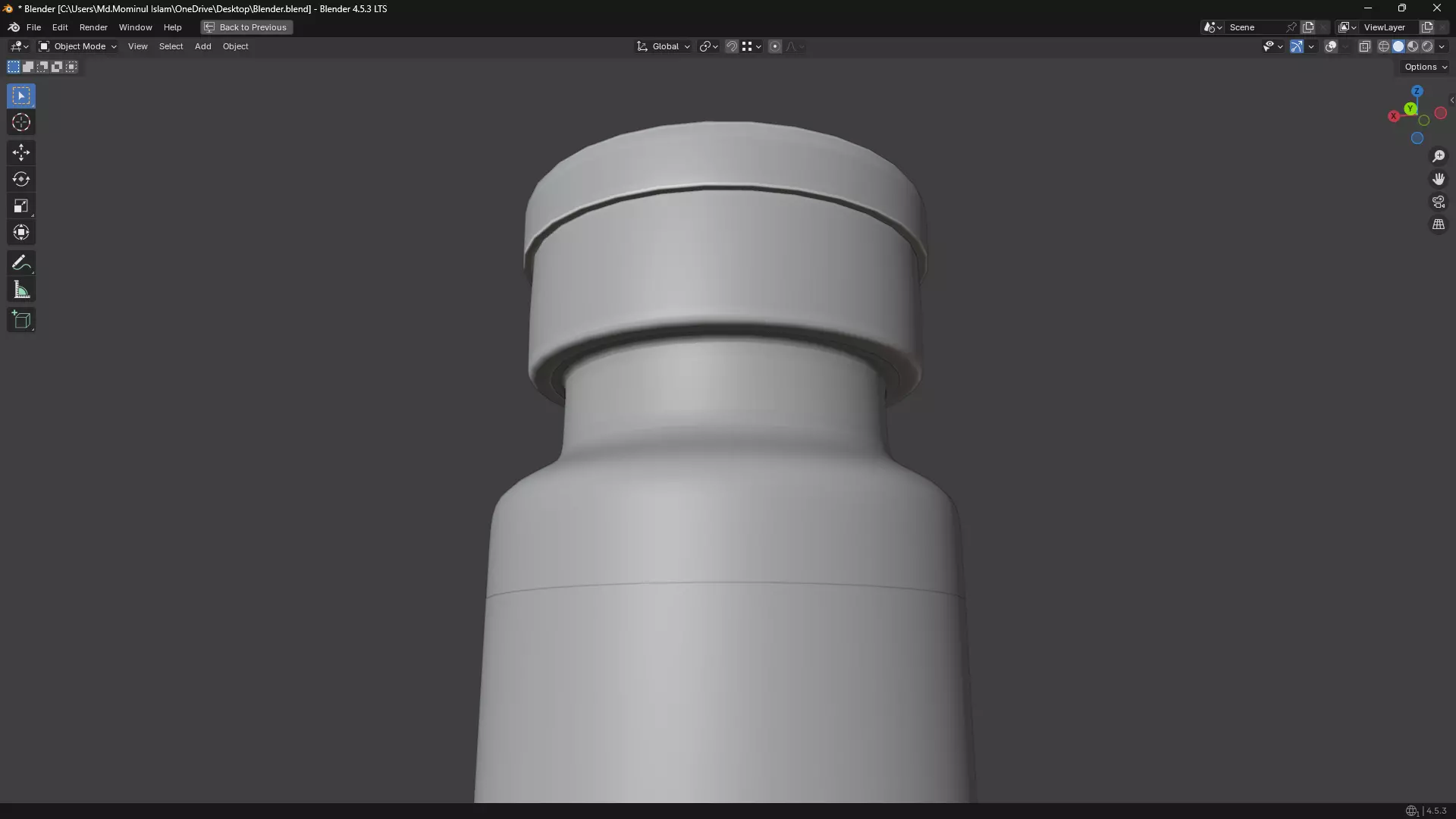 Injection Vial PBR Low-poly 3D model_14
