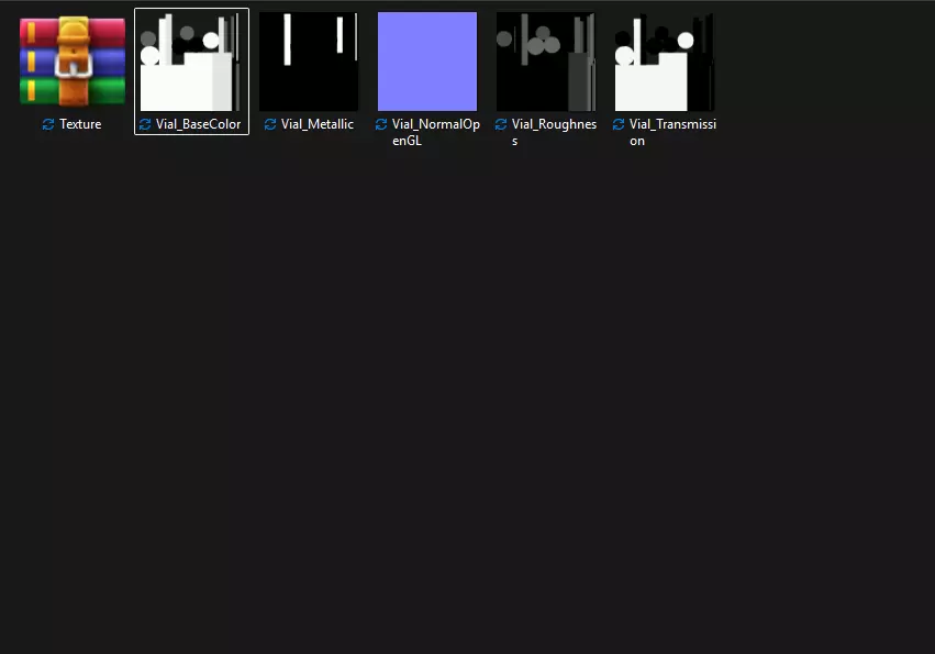 Injection Vial PBR Low-poly 3D model_5