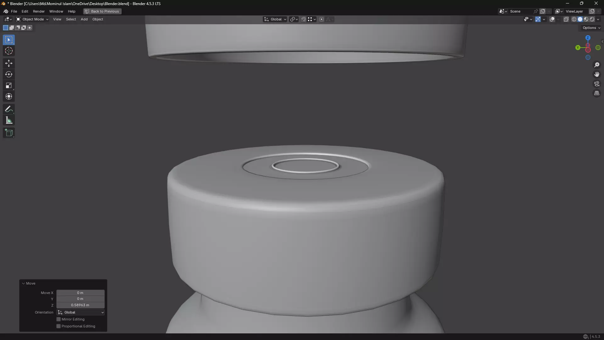 Injection Vial PBR Low-poly 3D model_15