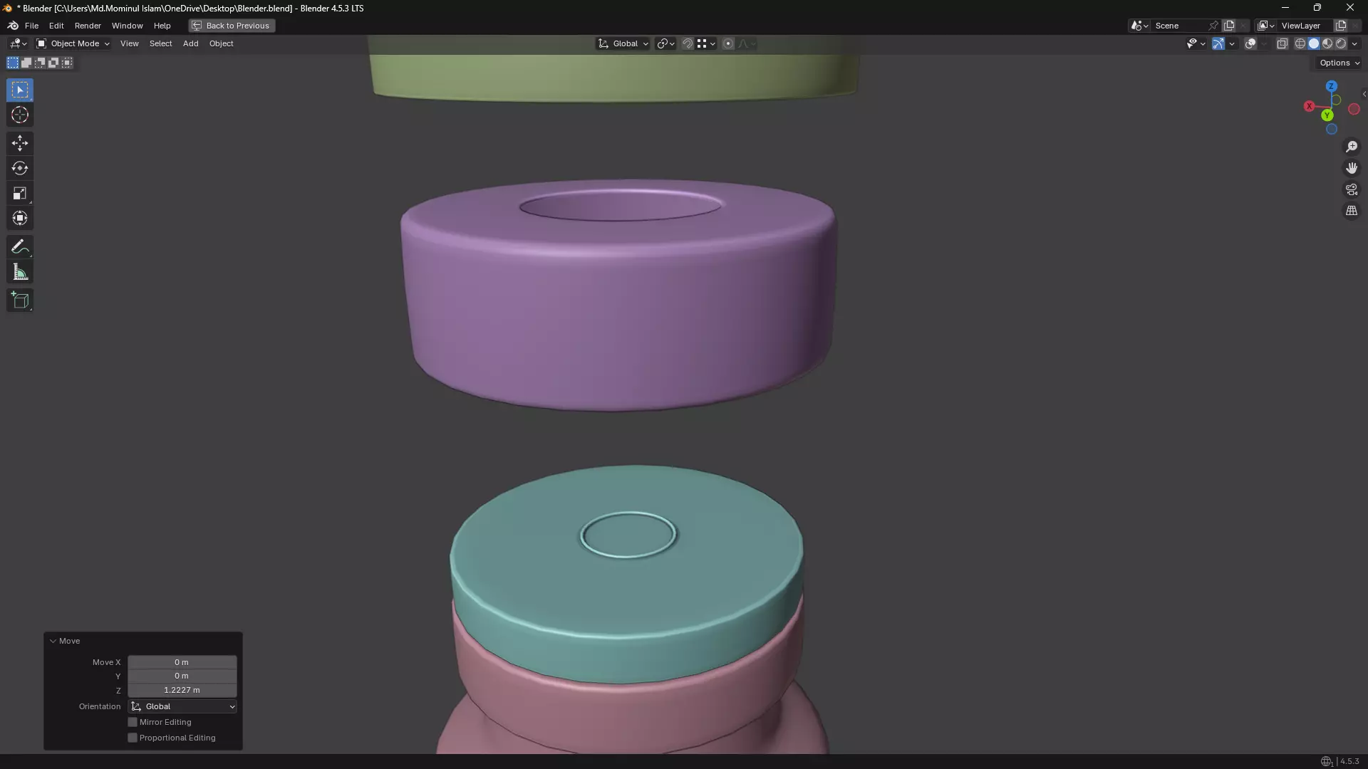 Injection Vial PBR Low-poly 3D model_18