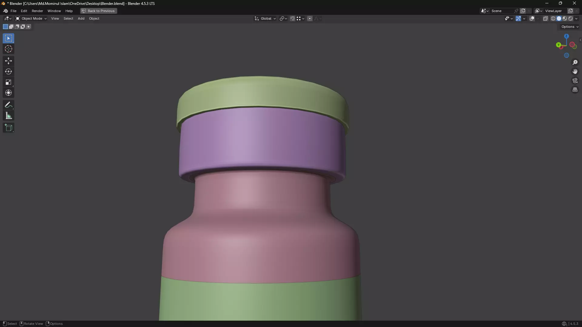 Injection Vial PBR Low-poly 3D model_9