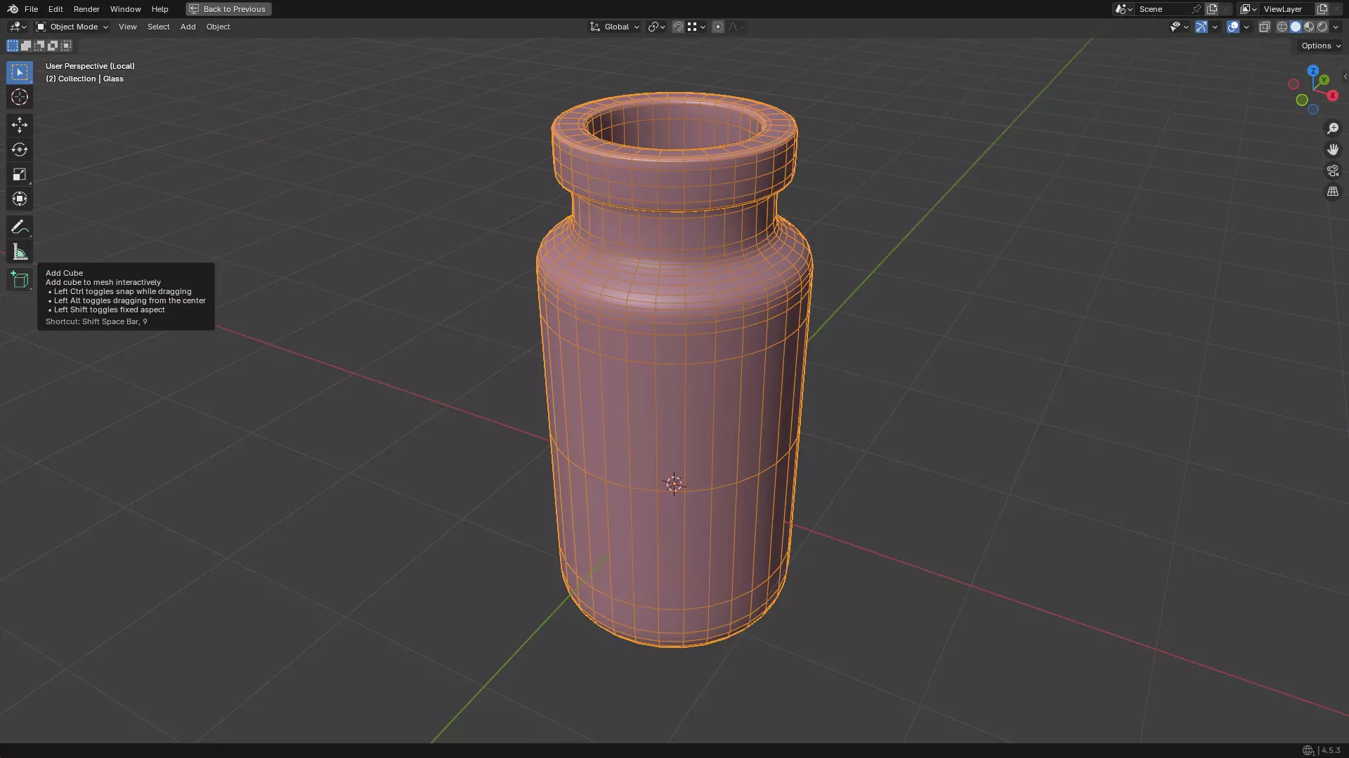 Injection Vial PBR Low-poly 3D model_48