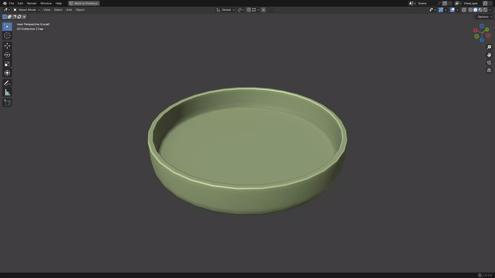 Injection Vial PBR Low-poly 3D model_36