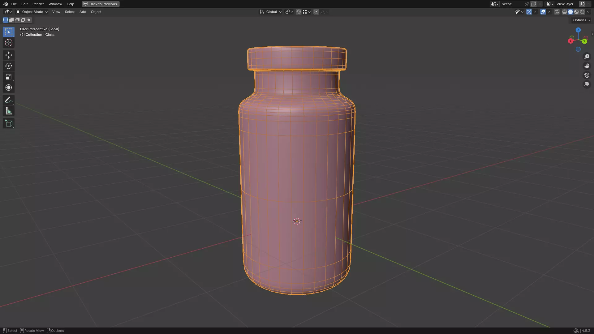 Injection Vial PBR Low-poly 3D model_47