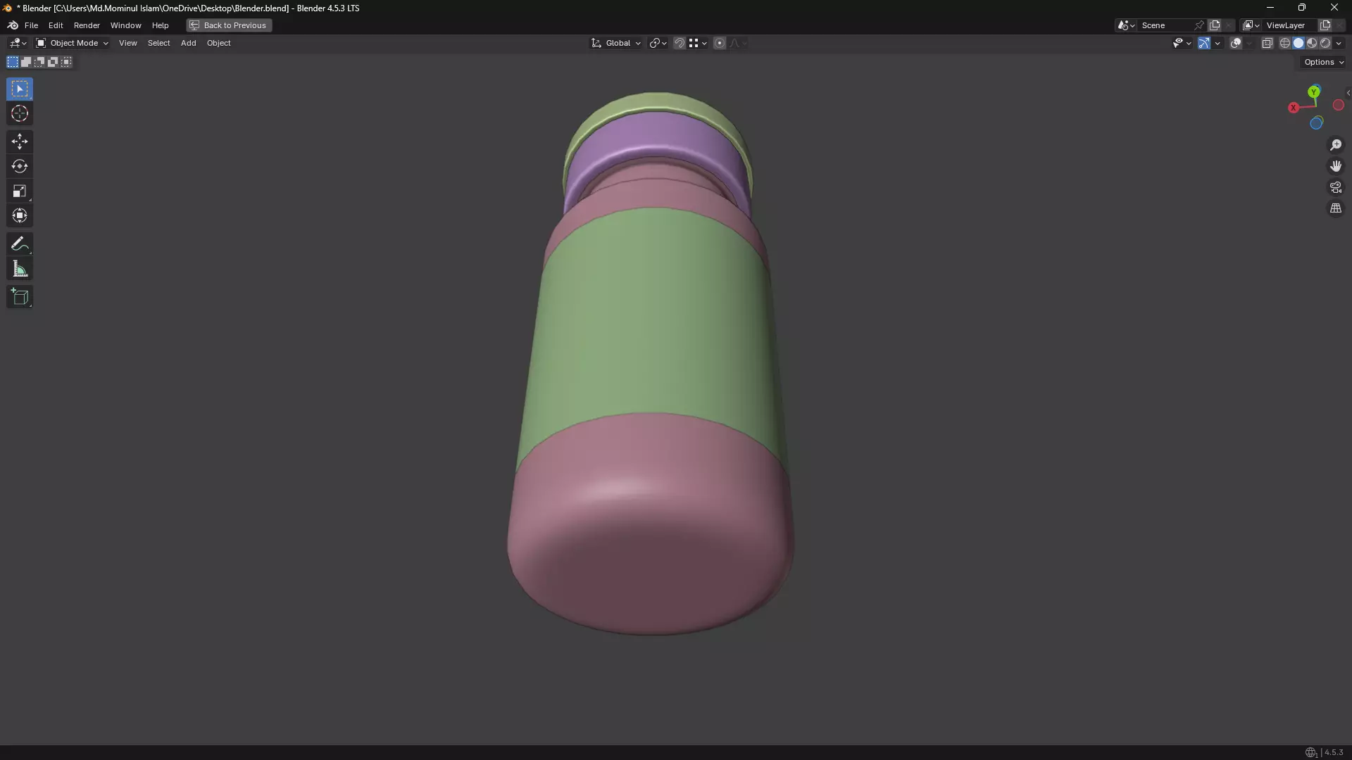 Injection Vial PBR Low-poly 3D model_11