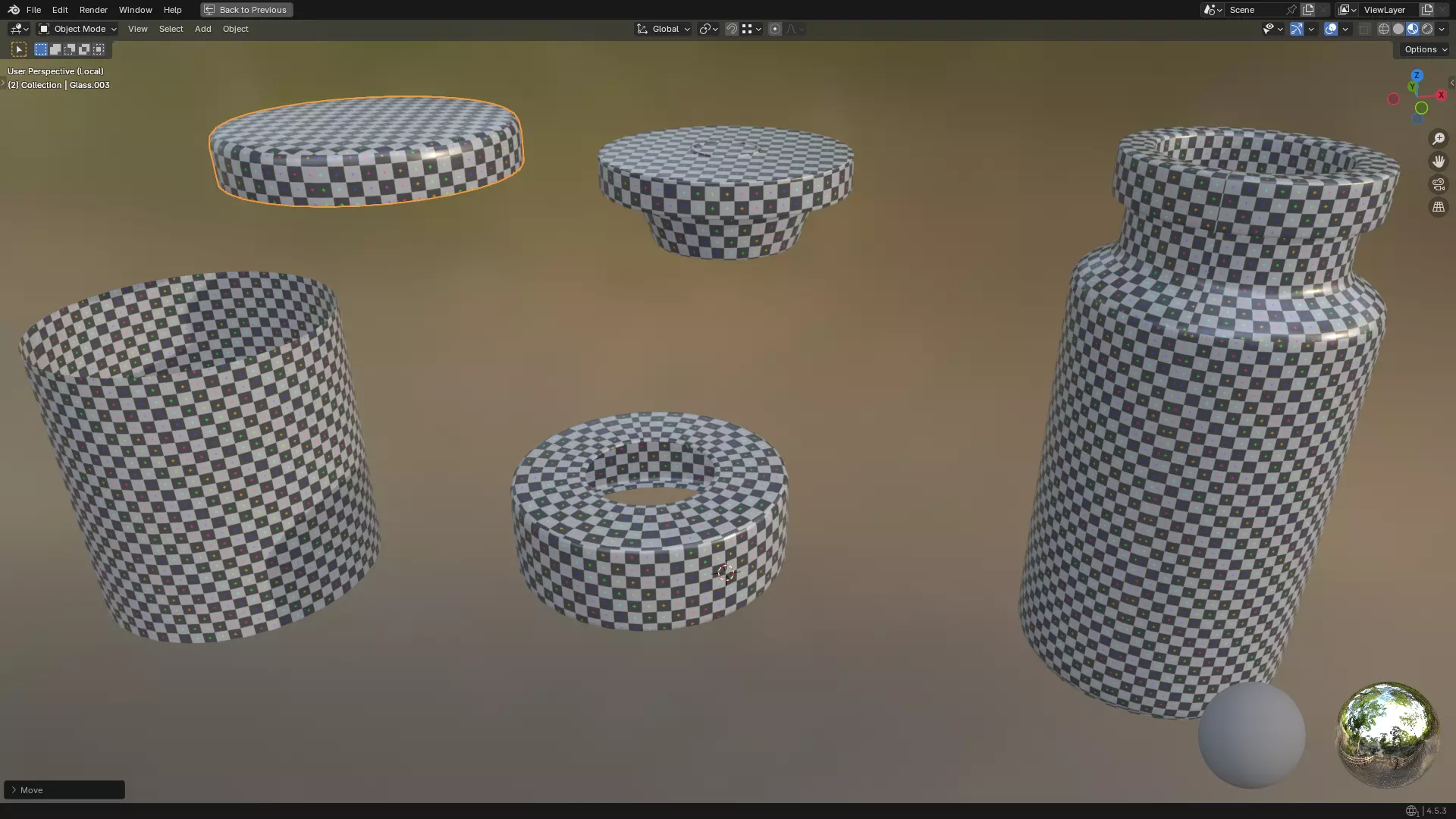 Injection Vial PBR Low-poly 3D model_52