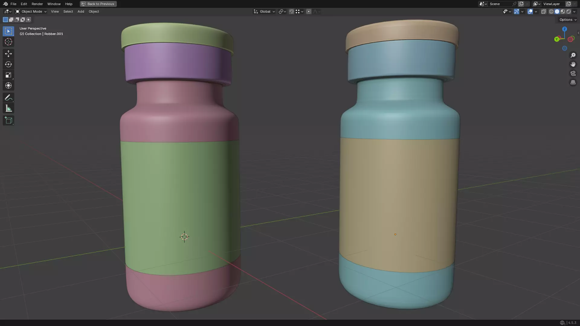 Injection Vial PBR Low-poly 3D model_32