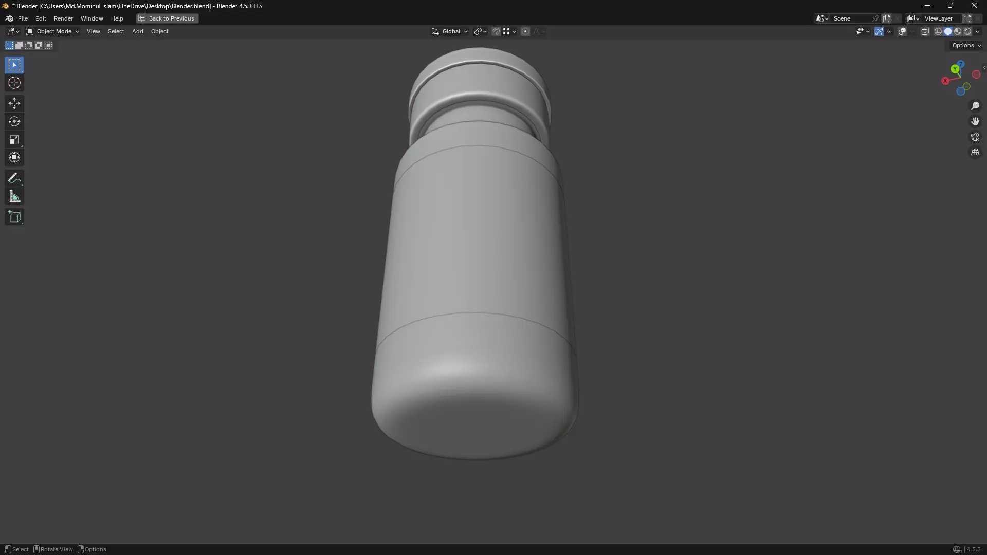Injection Vial PBR Low-poly 3D model_12